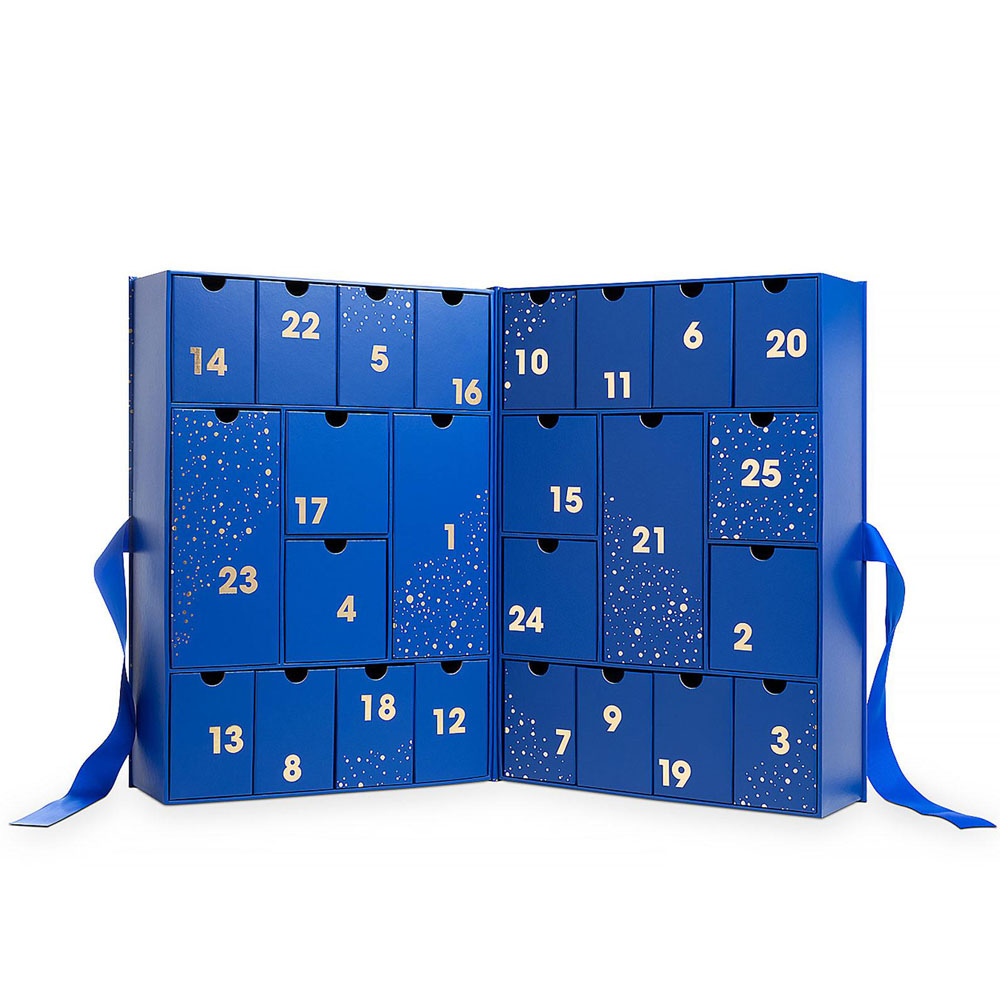 Beauty Makeup Advent Calendar - ปรับแต่ง. กําหนดเอง. ที่กําหนดเองหรูหราออกแบบบรรจุภัณฑ์ของขวัญที่ว่างเปล่าคริสต์มาสความงามแต่งหน้าผู้หญิงจุติปฏิทินกล่อง25วัน