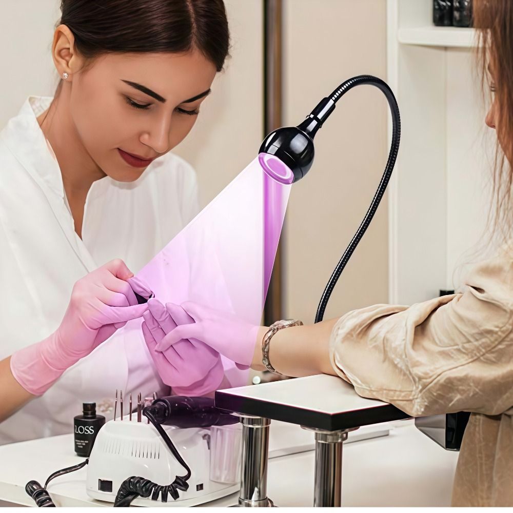 Uv Nail Lamp - โคมไฟยูวี LED สำหรับทำเล็บแบบพกพา 5W/3W พร้อมสวิตช์เท้าเหยียบ สำหรับมืออาชีพ