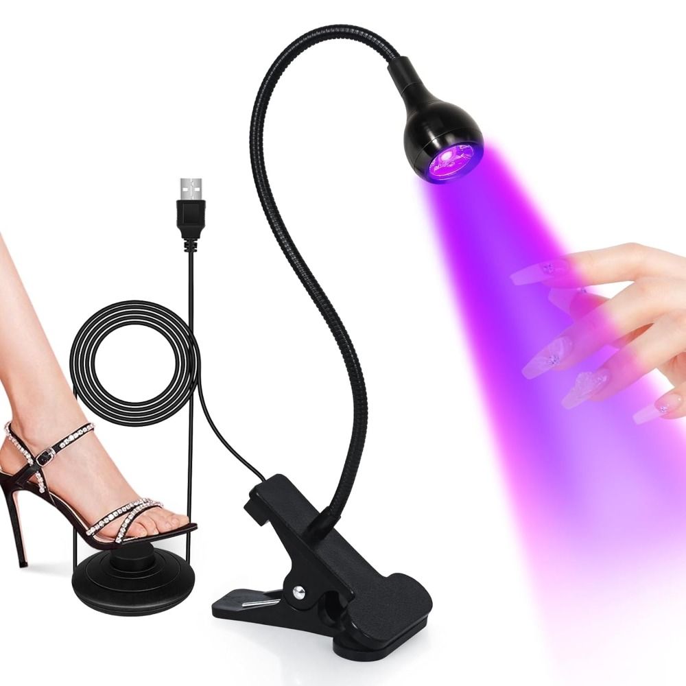 Uv Nail Lamp - เครื่องอบเล็บ UV LED พกพา 5W/3W หัวปรับได้