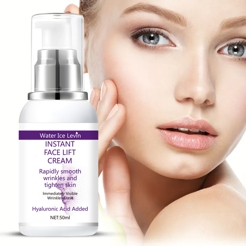 Beauty Glazed Makeup - ครีมยกกระชับใบหน้าทันทีพร้อมกรดไฮยาลูโรนิกสำหรับริ้วรอย โซลูชั่นกระชับผิว ต่อต้านริ้วรอย บำรุงผิวเพื่อผิวที่ดูอ่อนเยาว์