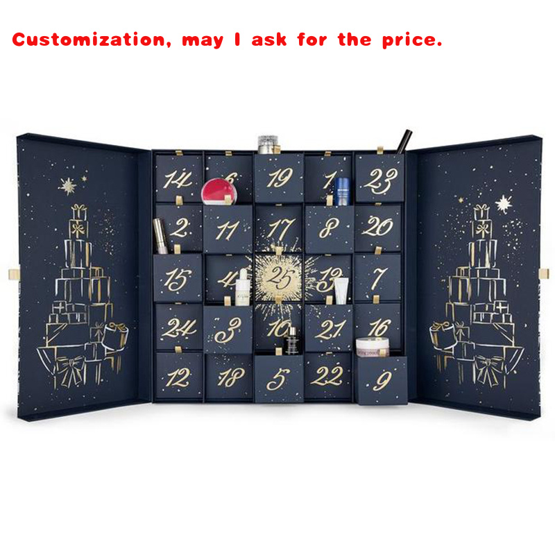 Beauty Makeup Advent Calendar - กล่องปฏิทินเครื่องสำอางสุดหรูแบบกำหนดเองส่วนบุคคล