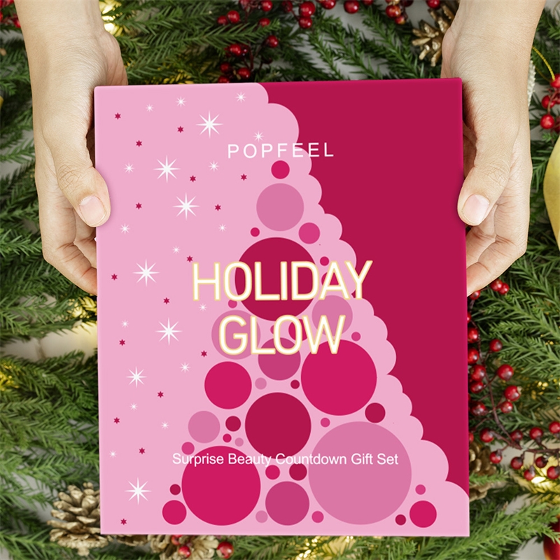 Beauty Makeup Advent Calendar - ชุดเครื่องสำอางนับถอยหลังวันคริสต์มาส ลิปสติก อายแชโดว์ เครื่องสำอาง 24 ชิ้น