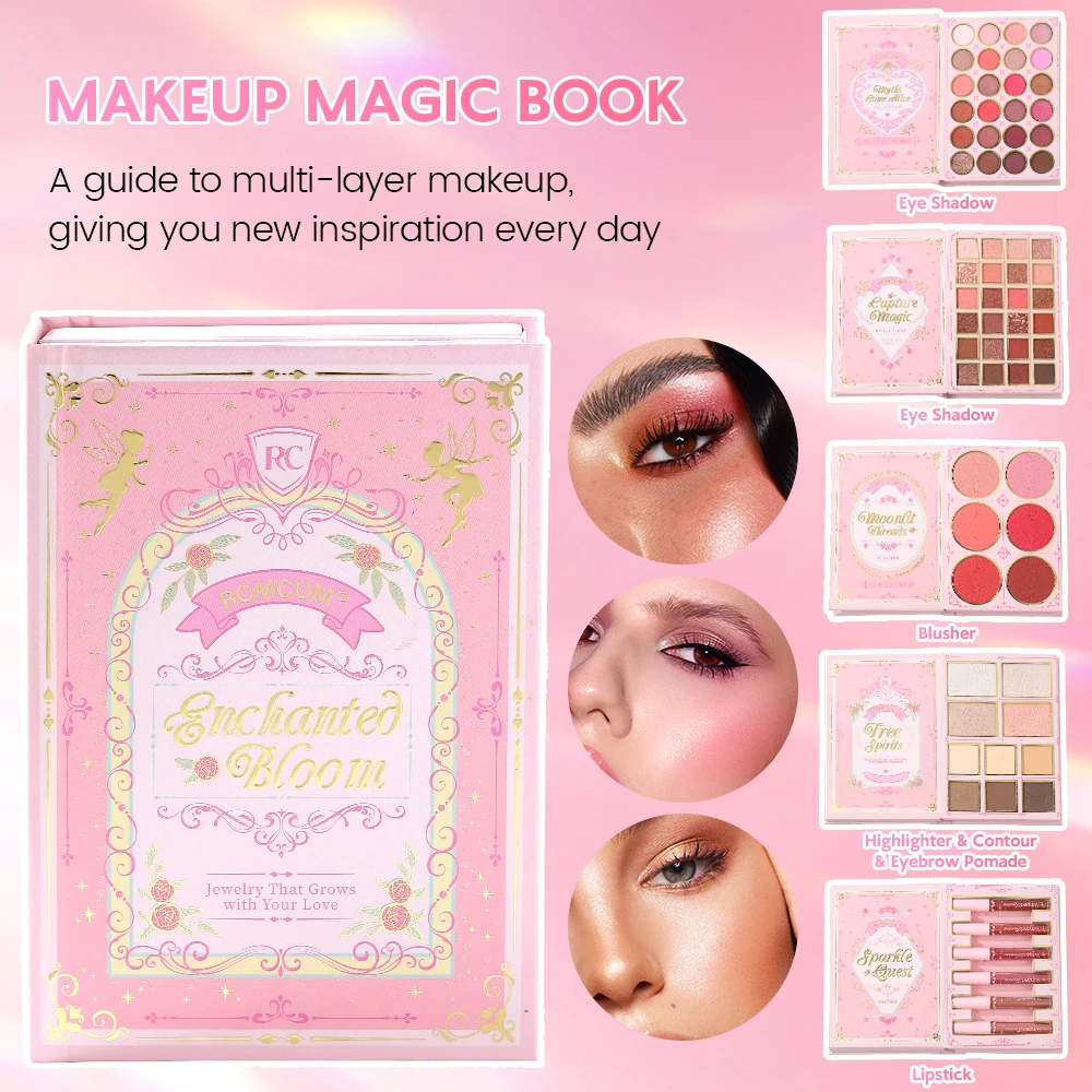 Beauty Book Makeup Kit - พาเลทแต่งหน้า 5 ชั้น ออลอินวัน, อายแชโดว์ 48