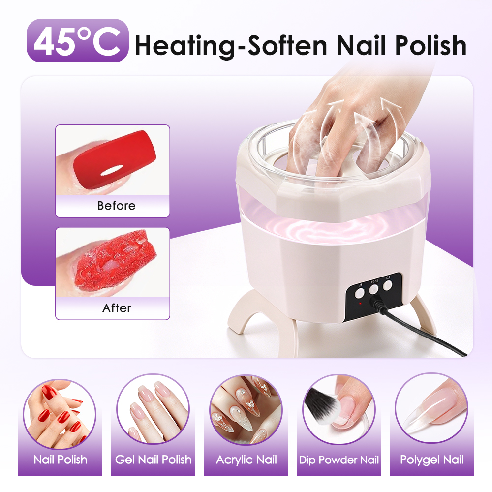 Uv Nail Lamp - เครื่องล้างเล็บเจลไฟฟ้า 2-in-1 พร้อมหลอด UV และพัดลม 45