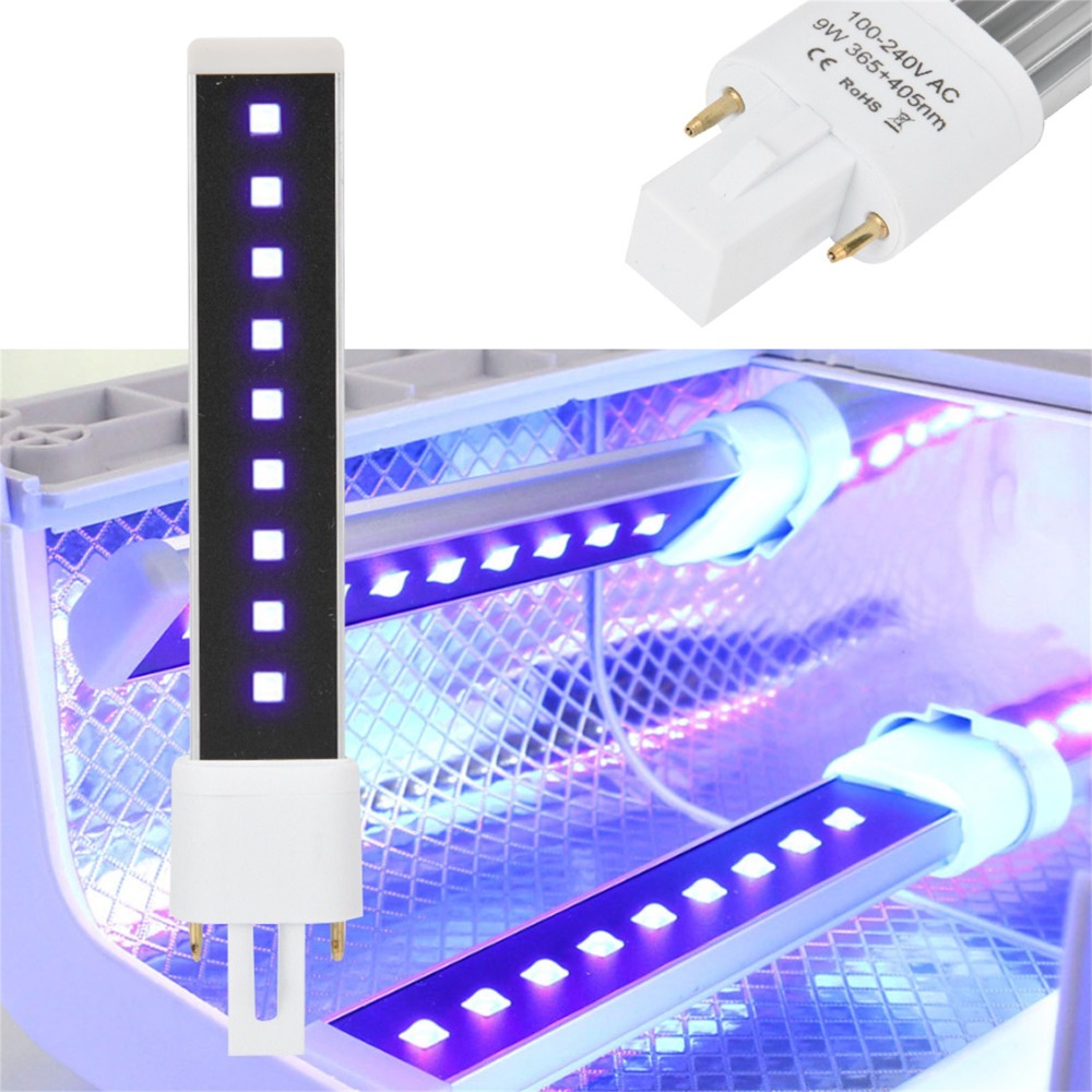 Uv Nail Lamp - เครื่องอบเล็บเจลแบบสองแหล่งกำเนิดแสง 365+405 นาโนเมตร โครงสร้างอะลูมิเนียมอัลลอย อบแห้งเร็ว หลอดไฟยูวี