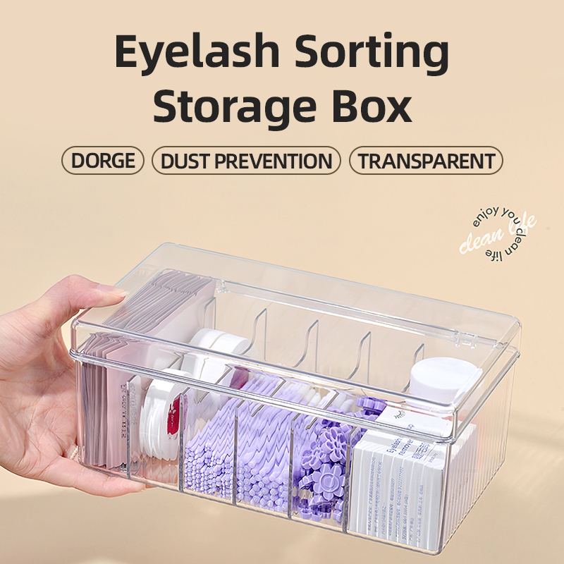 โปร่งใสEyelash Beauty Organize - Beauty Makeup Supply บทวิจารณ์และราคา