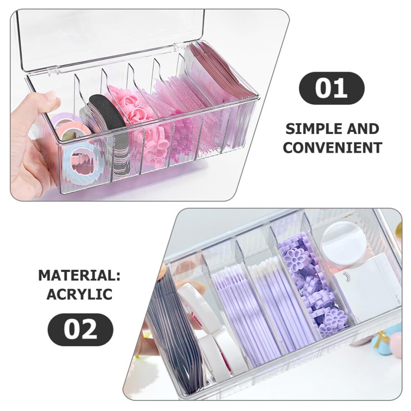 โปร่งใสEyelash Beauty Organize - Beauty Makeup Supply บทวิจารณ์และราคา