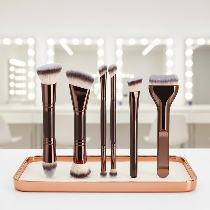 ชุดแปรงแต่งหน้าแบบสองหัว แปรงร - Ms Beauty Makeup บทวิจารณ์และราคา