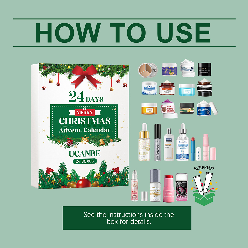 Xmas Beauty กล่องความงาม Skinc - Beauty Makeup Advent Calendar บทวิจารณ์และราคา