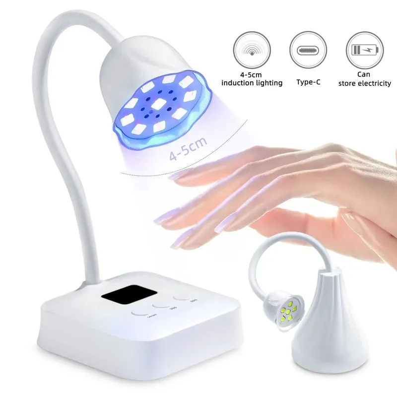 โคมไฟเล็บไร้สาย LED UV ตั้งเวล - Uv Nail Lamp บทวิจารณ์และราคา