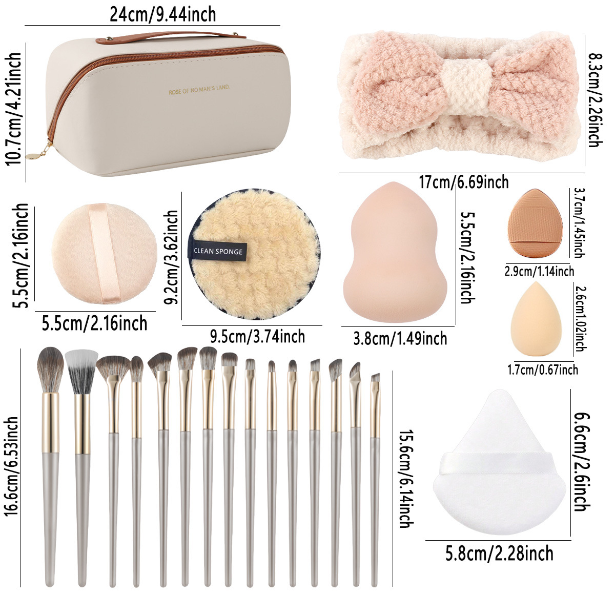 กระเป๋าหนังหูหิ้วพร้อมชุดเครื่ - Beauty Makeup Gift Sets บทวิจารณ์และราคา