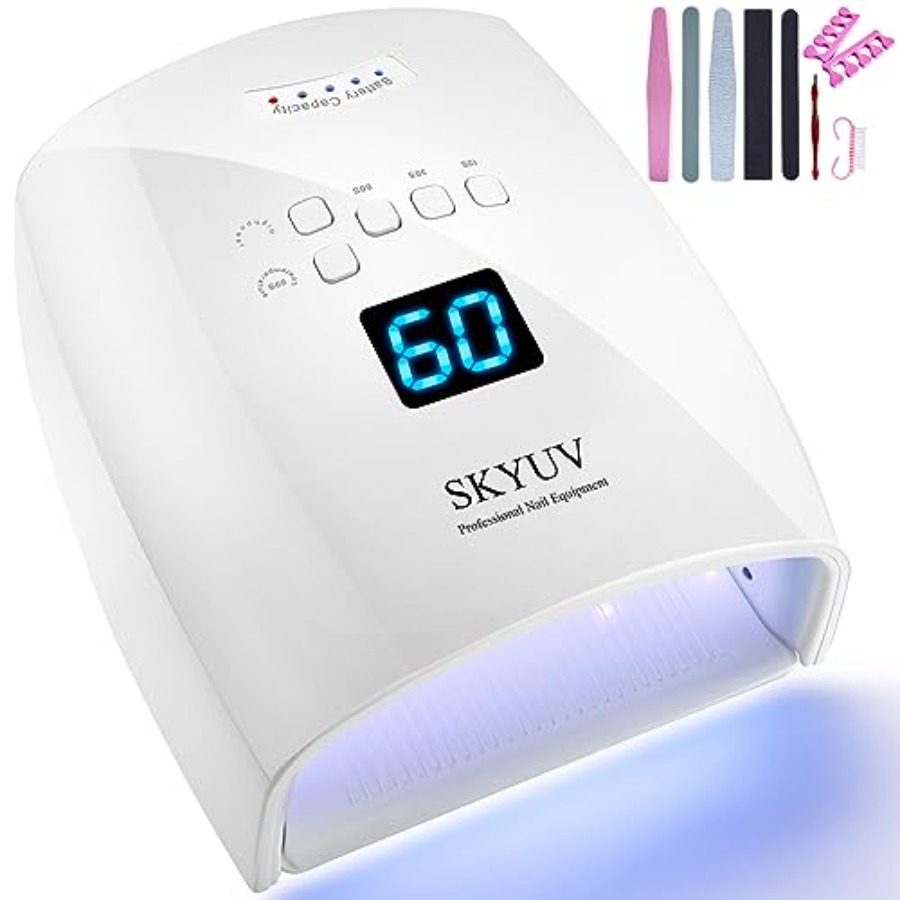 เครื่องอบเล็บ UV LED แบบชาร์จไ - Uv Nail Lamp บทวิจารณ์และราคา