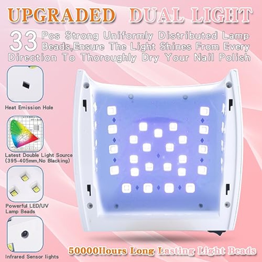 เครื่องอบเล็บ UV LED แบบชาร์จไ - Uv Nail Lamp บทวิจารณ์และราคา