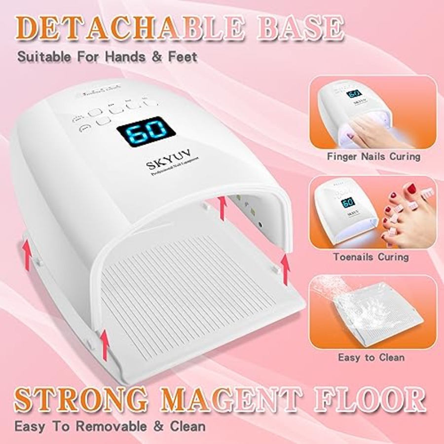 เครื่องอบเล็บ UV LED แบบชาร์จไ - Uv Nail Lamp บทวิจารณ์และราคา