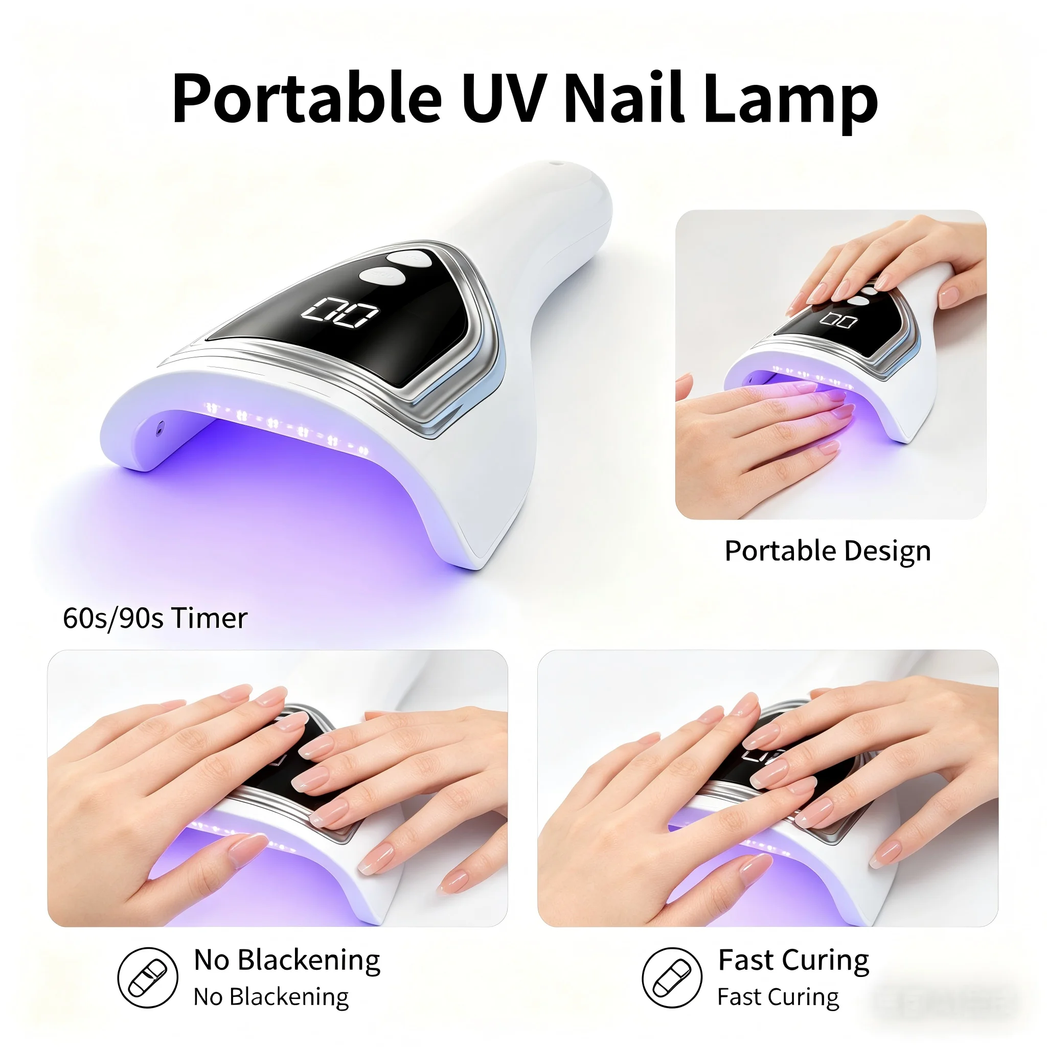 เครื่องอบเล็บ UV พกพา แบบชาร์จ - Uv Nail Lamp บทวิจารณ์และราคา