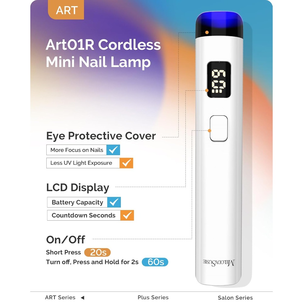 โคมไฟยูวี LED ขนาดเล็กแบบชาร์จ - Uv Nail Lamp บทวิจารณ์และราคา