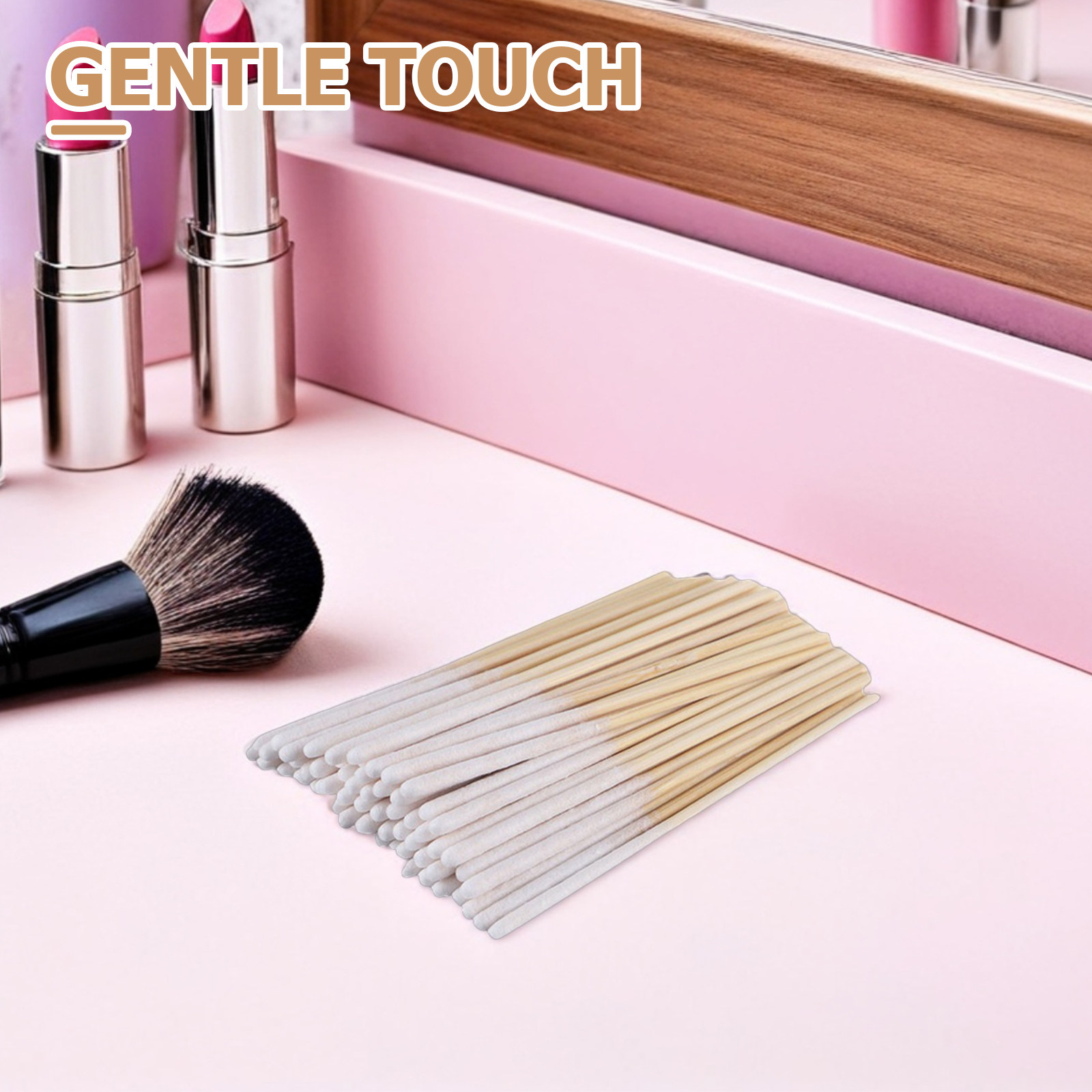 สำลีก้านไม้ไผ่สำหรับร้านเสริมส - Beauty Makeup Women บทวิจารณ์และราคา