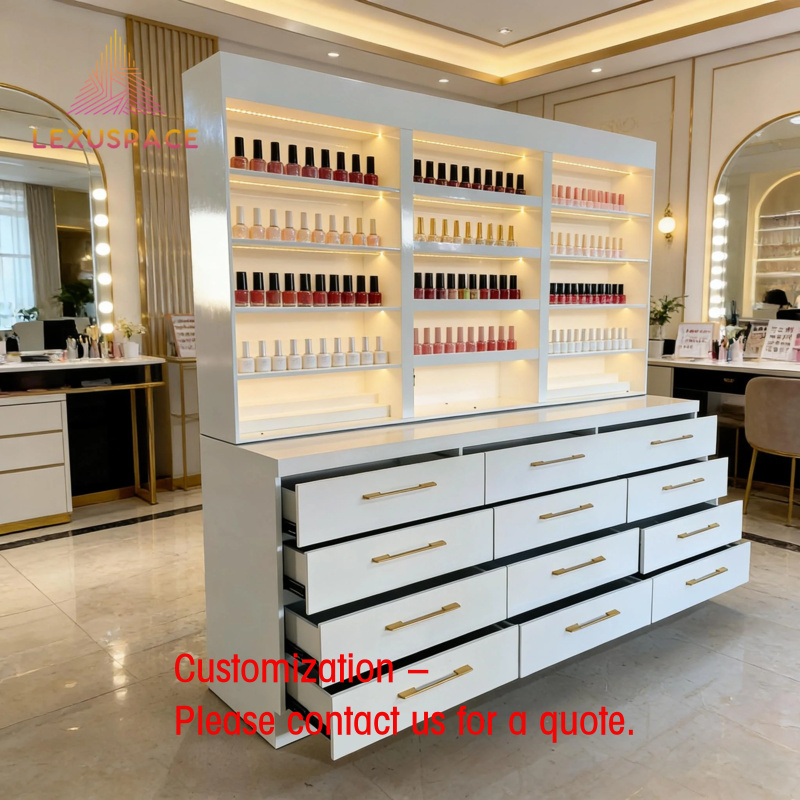 ชั้นวางของไม้แบบกำหนดเอง ชั้นว - Beauty Hair Makeup บทวิจารณ์และราคา