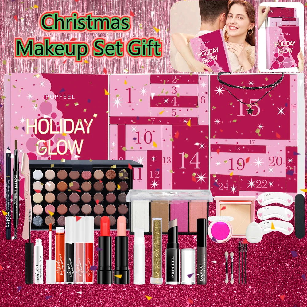 คริสต์มาสนับถอยหลังแต่งหน้าชุด - Beauty Makeup Advent Calendar บทวิจารณ์และราคา