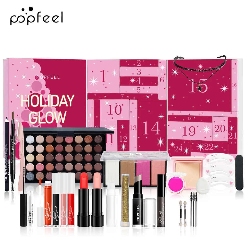 คริสต์มาสนับถอยหลังแต่งหน้าชุด - Beauty Makeup Advent Calendar บทวิจารณ์และราคา