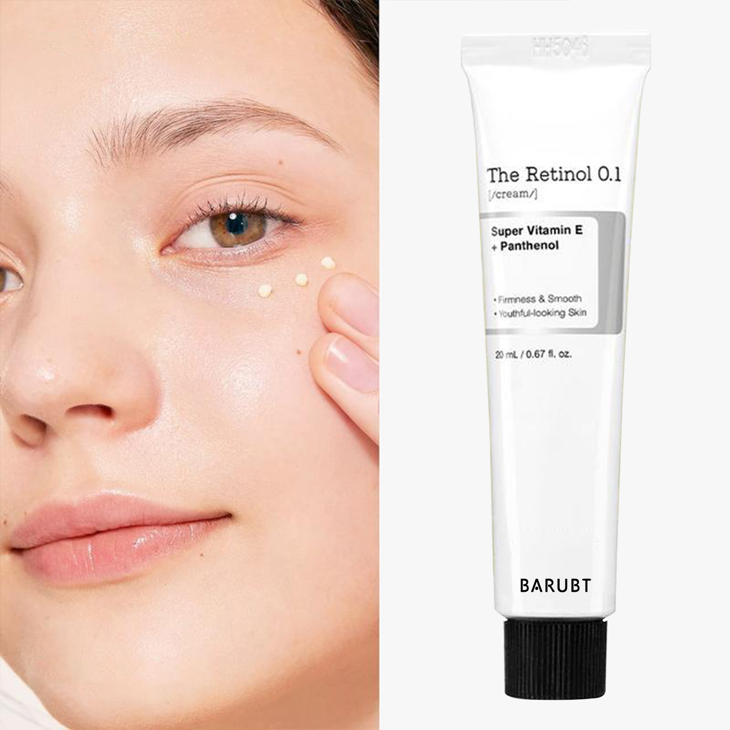 ครีมเรตินอล 0.1% ครีมบำรุงรอบด - Beauty Glazed Makeup บทวิจารณ์และราคา
