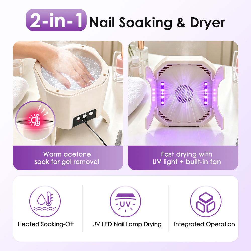 เครื่องล้างเล็บเจลไฟฟ้า 2-in-1 - Uv Nail Lamp บทวิจารณ์และราคา