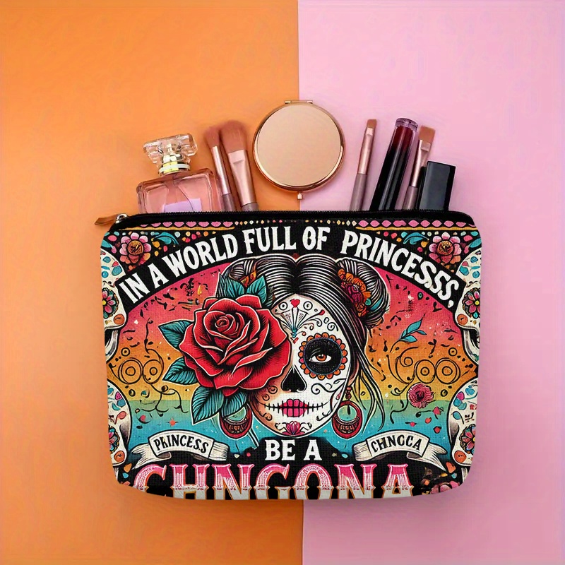 กระเป๋าเครื่องสำอางลายดอกไม้แล - Beauty Makeup Women บทวิจารณ์และราคา