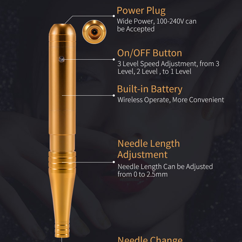 เครื่องสักไร้สายระดับมืออาชีพส - Beauty Makeup Supply บทวิจารณ์และราคา