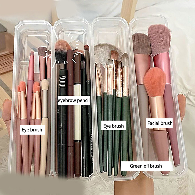 แปรงแต่งหน้าโปร่งใสพร้อมฝาครอบ - Beauty Makeup Women บทวิจารณ์และราคา