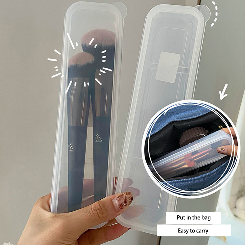 แปรงแต่งหน้าโปร่งใสพร้อมฝาครอบ - Beauty Makeup Women บทวิจารณ์และราคา