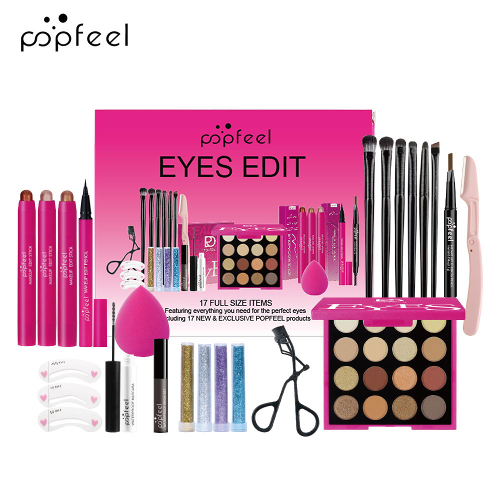 POPFEEL ชุดแต่งตา 22 ชิ้น: ประ - Beauty Book Makeup Kit บทวิจารณ์และราคา