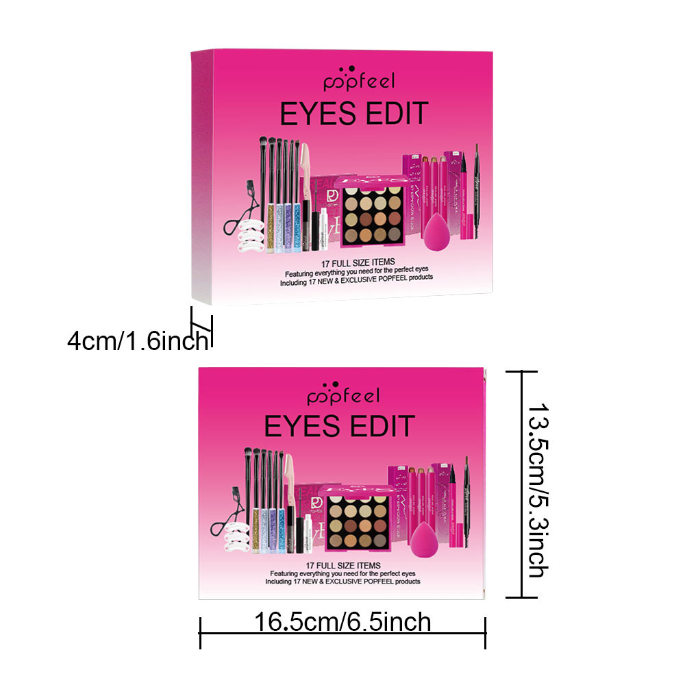 POPFEEL ชุดแต่งตา 22 ชิ้น: ประ - Beauty Book Makeup Kit บทวิจารณ์และราคา