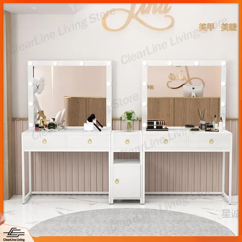โต๊ะแต่งหน้าแบบมืออาชีพพร้อมไฟ - Beauty Makeup Bridal บทวิจารณ์และราคา